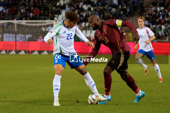 14/11/2024 - Romelu Lukaku of Belgium in action against Giovanni Di Lorenzo of Italy - BELGIUM VS ITALY - UEFA NATIONS LEAGUE - CALCIO