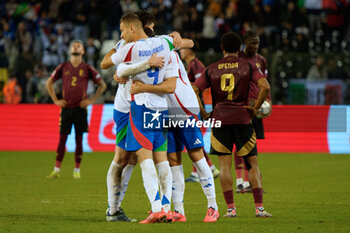 14/11/2024 - players of Italy celebrates the victory - BELGIUM VS ITALY - UEFA NATIONS LEAGUE - CALCIO