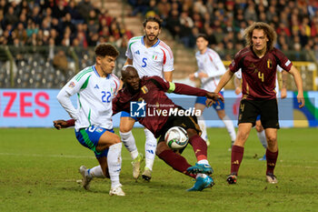 14/11/2024 - Romelu Lukaku of Belgium in action against Giovanni Di Lorenzo of Italy - BELGIUM VS ITALY - UEFA NATIONS LEAGUE - CALCIO