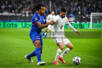 14/11/2024 - Jules KOUNDE of France and Liel
ABADA of Israel during the UEFA Nations League, League A, Group A2 football match between France and Israel on 14 November 2024 at Stade de France in Saint-Denis near Paris, France - FOOTBALL - UEFA NATIONS LEAGUE - FRANCE V ISRAEL - UEFA NATIONS LEAGUE - CALCIO