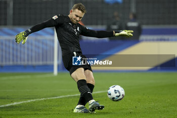 14/11/2024 - Israel goalkeeper Daniel Peretz during the UEFA Nations League, League A, Group A2 football match between France and Israel on 14 November 2024 at Stade de France in Saint-Denis near Paris, France - FOOTBALL - UEFA NATIONS LEAGUE - FRANCE V ISRAEL - UEFA NATIONS LEAGUE - CALCIO