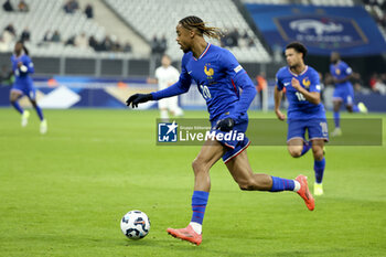 14/11/2024 - Bradley Barcola of France during the UEFA Nations League, League A, Group A2 football match between France and Israel on 14 November 2024 at Stade de France in Saint-Denis near Paris, France - FOOTBALL - UEFA NATIONS LEAGUE - FRANCE V ISRAEL - UEFA NATIONS LEAGUE - CALCIO