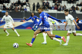 14/11/2024 - Bradley Barcola of France during the UEFA Nations League, League A, Group A2 football match between France and Israel on 14 November 2024 at Stade de France in Saint-Denis near Paris, France - FOOTBALL - UEFA NATIONS LEAGUE - FRANCE V ISRAEL - UEFA NATIONS LEAGUE - CALCIO