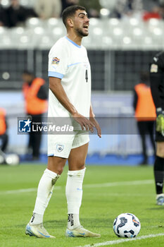 14/11/2024 - Raz Shlomo of Israel during the UEFA Nations League, League A, Group A2 football match between France and Israel on 14 November 2024 at Stade de France in Saint-Denis near Paris, France - FOOTBALL - UEFA NATIONS LEAGUE - FRANCE V ISRAEL - UEFA NATIONS LEAGUE - CALCIO