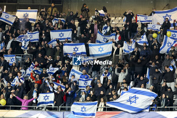 14/11/2024 - Supporters of Israel during the UEFA Nations League, League A, Group A2 football match between France and Israel on 14 November 2024 at Stade de France in Saint-Denis near Paris, France - FOOTBALL - UEFA NATIONS LEAGUE - FRANCE V ISRAEL - UEFA NATIONS LEAGUE - CALCIO