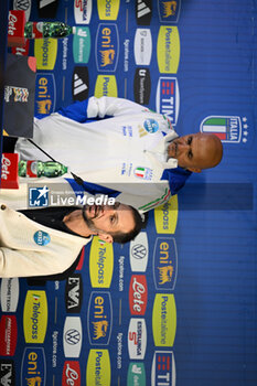 16/11/2024 - Head coach Luciano Spalletti of Italy speaks to the media during an Italy Press Conference at BPER Training Centre at Appiano Gentile on November 16, 2024 in Como, Italy - ITALY TRAINING AND PRESS CONFERENCE - UEFA NATIONS LEAGUE - CALCIO