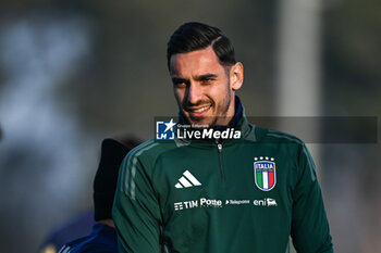 16/11/2024 - Alex Meret of Italy in action during a Italy training session at BPER Training Centre at Appiano Gentile on November 16, 2024 in Como, Italy - ITALY TRAINING AND PRESS CONFERENCE - UEFA NATIONS LEAGUE - CALCIO