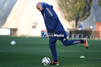 16/11/2024 - Head coach of Italy Luciano Spalletti during a Italy training session at BPER Training Centre at Appiano Gentile on November 16, 2024 in Como, Italy - ITALY TRAINING AND PRESS CONFERENCE - UEFA NATIONS LEAGUE - CALCIO