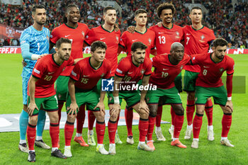 2024-11-15 - Team Portugal during the UEFA Nations League, League phase, Matchday 5 football match between Portugal and Poland on 15 November 2024 at Estádio do Dragão in Porto, Portugal - FOOTBALL - UEFA NATIONS LEAGUE - PORTUGAL V POLAND - UEFA NATIONS LEAGUE - SOCCER