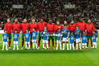 2024-11-15 - Team Portugal during the UEFA Nations League, League phase, Matchday 5 football match between Portugal and Poland on 15 November 2024 at Estádio do Dragão in Porto, Portugal - FOOTBALL - UEFA NATIONS LEAGUE - PORTUGAL V POLAND - UEFA NATIONS LEAGUE - SOCCER