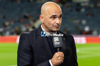 2024-11-15 - Portugal coach Roberto Martinez giving an interview before the UEFA Nations League, League phase, Matchday 5 football match between Portugal and Poland on 15 November 2024 at Estádio do Dragão in Porto, Portugal - FOOTBALL - UEFA NATIONS LEAGUE - PORTUGAL V POLAND - UEFA NATIONS LEAGUE - SOCCER