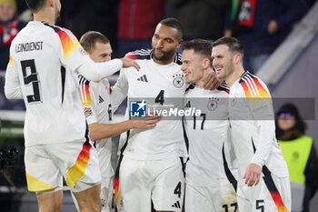 2024-11-16 - Florian Wirtz of Germany celebrates his goal 4-0 with teammates during the UEFA Nations League, League phase, Matchday 5 football match between Germany and Bosnia Herzegovina on 16 November 2024 at Europa-Park Stadion in Freiburg, Germany - FOOTBALL - UEFA NATIONS LEAGUE - GERMANY V BOSNIA HERZEGOVINA - UEFA NATIONS LEAGUE - SOCCER