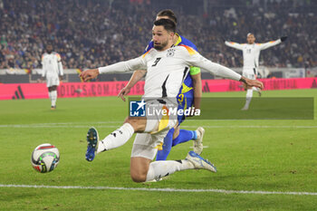 2024-11-16 - Tim Kleindienst of Germany scores a goal 7-0 during the UEFA Nations League, League phase, Matchday 5 football match between Germany and Bosnia Herzegovina on 16 November 2024 at Europa-Park Stadion in Freiburg, Germany - FOOTBALL - UEFA NATIONS LEAGUE - GERMANY V BOSNIA HERZEGOVINA - UEFA NATIONS LEAGUE - SOCCER