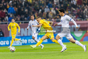 18/11/2024 - Daniel Birligea of Romania scores his team's first goal to make the score 1-0 during the UEFA Nations League, League C, Group C2 football match between Romania and Cyprus on 18 November 2024 at Arena Nationala in Bucharest, Romania - FOOTBALL - UEFA NATIONS LEAGUE - ROMANIA V CYPRUS - UEFA NATIONS LEAGUE - CALCIO