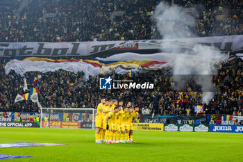 18/11/2024 - Romania squad during the UEFA Nations League, League C, Group C2 football match between Romania and Cyprus on 18 November 2024 at Arena Nationala in Bucharest, Romania - FOOTBALL - UEFA NATIONS LEAGUE - ROMANIA V CYPRUS - UEFA NATIONS LEAGUE - CALCIO