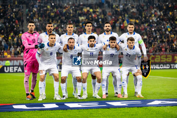 18/11/2024 - Cyprus squad during the UEFA Nations League, League C, Group C2 football match between Romania and Cyprus on 18 November 2024 at Arena Nationala in Bucharest, Romania - FOOTBALL - UEFA NATIONS LEAGUE - ROMANIA V CYPRUS - UEFA NATIONS LEAGUE - CALCIO