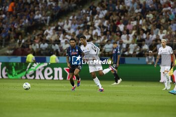 2024-08-14 - August 14, 2024, Warsaw, Masovian, Poland: Stadion Narodowy, Warsaw, UEFA Super Cup Football match Real Madrid vs Atalanta; In the picture: Jude Bellingham 900/Cordon Press - UEFA SUPER CUP FOOTBALL MATCH REAL MADRID VS ATALANTA - UEFA SUPER CUP - SOCCER