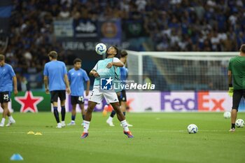 2024-08-14 - August 14, 2024, Warsaw, Masovian, Poland: Stadion Narodowy, Warsaw, UEFA Super Cup Football match Real Madrid vs Atalanta; In the picture: Jude Bellingham 900/Cordon Press - UEFA SUPER CUP FOOTBALL MATCH REAL MADRID VS ATALANTA - UEFA SUPER CUP - SOCCER