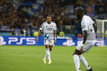 2024-08-14 - August 14, 2024, Warsaw, Masovian, Poland: Stadion Narodowy, Warsaw, UEFA Super Cup Football match Real Madrid vs Atalanta; In the picture: Mbappe 900/Cordon Press - UEFA SUPER CUP FOOTBALL MATCH REAL MADRID VS ATALANTA - UEFA SUPER CUP - SOCCER