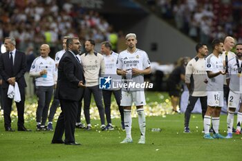 2024-08-14 - August 14, 2024, Warsaw, Masovian, Poland: Stadion Narodowy, Warsaw, UEFA Super Cup Football match Real Madrid vs Atalanta; In the picture: Valverde 900/Cordon Press - UEFA SUPER CUP FOOTBALL MATCH REAL MADRID VS ATALANTA - UEFA SUPER CUP - SOCCER