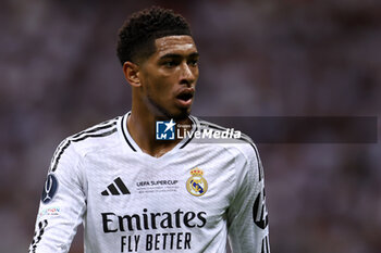 2024-08-14 - Jude Bellingham of Real Madrid during the UEFA Super Cup 2024 football match between Real Madrid CF and Atalanta BC on 14 August 2024 at PGE Narodowy in Warsaw, Poland - FOOTBALL - UEFA SUPER CUP 2024 - REAL MADRID V ATALANTA - UEFA SUPER CUP - SOCCER