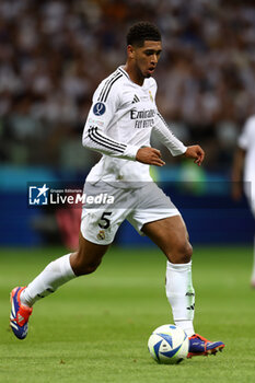 2024-08-14 - Jude Bellingham of Real Madrid during the UEFA Super Cup 2024 football match between Real Madrid CF and Atalanta BC on 14 August 2024 at PGE Narodowy in Warsaw, Poland - FOOTBALL - UEFA SUPER CUP 2024 - REAL MADRID V ATALANTA - UEFA SUPER CUP - SOCCER