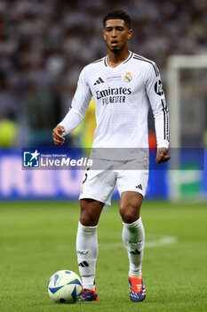 2024-08-14 - Jude Bellingham of Real Madrid during the UEFA Super Cup 2024 football match between Real Madrid CF and Atalanta BC on 14 August 2024 at PGE Narodowy in Warsaw, Poland - FOOTBALL - UEFA SUPER CUP 2024 - REAL MADRID V ATALANTA - UEFA SUPER CUP - SOCCER