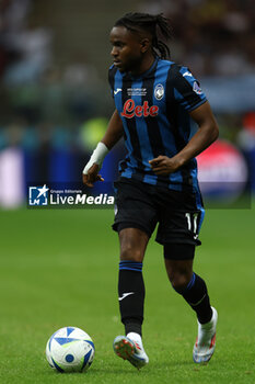 2024-08-14 - Ademola Lookman of Atalanta during the UEFA Super Cup 2024 football match between Real Madrid CF and Atalanta BC on 14 August 2024 at PGE Narodowy in Warsaw, Poland - FOOTBALL - UEFA SUPER CUP 2024 - REAL MADRID V ATALANTA - UEFA SUPER CUP - SOCCER