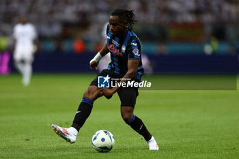 2024-08-14 - Ademola Lookman of Atalanta during the UEFA Super Cup 2024 football match between Real Madrid CF and Atalanta BC on 14 August 2024 at PGE Narodowy in Warsaw, Poland - FOOTBALL - UEFA SUPER CUP 2024 - REAL MADRID V ATALANTA - UEFA SUPER CUP - SOCCER