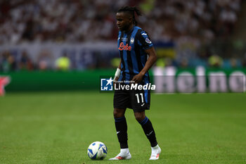 2024-08-14 - Ademola Lookman of Atalanta during the UEFA Super Cup 2024 football match between Real Madrid CF and Atalanta BC on 14 August 2024 at PGE Narodowy in Warsaw, Poland - FOOTBALL - UEFA SUPER CUP 2024 - REAL MADRID V ATALANTA - UEFA SUPER CUP - SOCCER