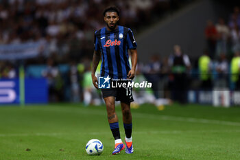 2024-08-14 - Ederson of Atalanta during the UEFA Super Cup 2024 football match between Real Madrid CF and Atalanta BC on 14 August 2024 at PGE Narodowy in Warsaw, Poland - FOOTBALL - UEFA SUPER CUP 2024 - REAL MADRID V ATALANTA - UEFA SUPER CUP - SOCCER