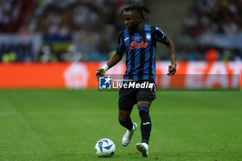 2024-08-14 - Ademola Lookman of Atalanta during the UEFA Super Cup 2024 football match between Real Madrid CF and Atalanta BC on 14 August 2024 at PGE Narodowy in Warsaw, Poland - FOOTBALL - UEFA SUPER CUP 2024 - REAL MADRID V ATALANTA - UEFA SUPER CUP - SOCCER