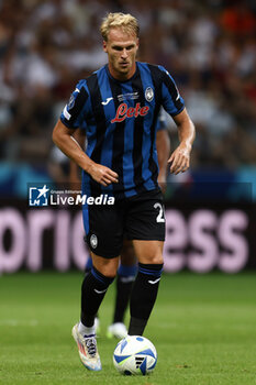 2024-08-14 - Mitchel Bakker of Atalanta during the UEFA Super Cup 2024 football match between Real Madrid CF and Atalanta BC on 14 August 2024 at PGE Narodowy in Warsaw, Poland - FOOTBALL - UEFA SUPER CUP 2024 - REAL MADRID V ATALANTA - UEFA SUPER CUP - SOCCER