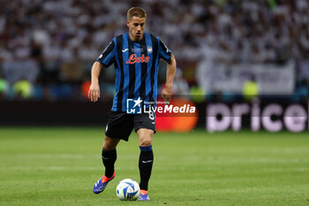 2024-08-14 - Mario Pasalic of Atalanta during the UEFA Super Cup 2024 football match between Real Madrid CF and Atalanta BC on 14 August 2024 at PGE Narodowy in Warsaw, Poland - FOOTBALL - UEFA SUPER CUP 2024 - REAL MADRID V ATALANTA - UEFA SUPER CUP - SOCCER