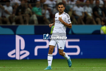 2024-08-14 - Dani Ceballos of Real Madrid during the UEFA Super Cup 2024 football match between Real Madrid CF and Atalanta BC on 14 August 2024 at PGE Narodowy in Warsaw, Poland - FOOTBALL - UEFA SUPER CUP 2024 - REAL MADRID V ATALANTA - UEFA SUPER CUP - SOCCER