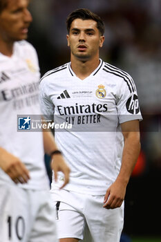 2024-08-14 - Brahim Diaz of Real Madrid during the UEFA Super Cup 2024 football match between Real Madrid CF and Atalanta BC on 14 August 2024 at PGE Narodowy in Warsaw, Poland - FOOTBALL - UEFA SUPER CUP 2024 - REAL MADRID V ATALANTA - UEFA SUPER CUP - SOCCER