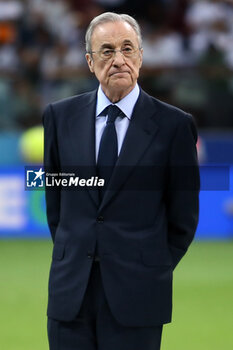 2024-08-14 - Florentino Perez of Real Madrid during the UEFA Super Cup 2024 football match between Real Madrid CF and Atalanta BC on 14 August 2024 at PGE Narodowy in Warsaw, Poland - FOOTBALL - UEFA SUPER CUP 2024 - REAL MADRID V ATALANTA - UEFA SUPER CUP - SOCCER