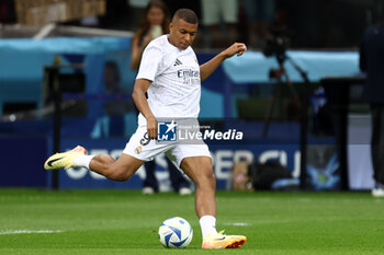 2024-08-14 - Kylian Mbappe of Real Madrid during the UEFA Super Cup 2024 football match between Real Madrid CF and Atalanta BC on 14 August 2024 at PGE Narodowy in Warsaw, Poland - FOOTBALL - UEFA SUPER CUP 2024 - REAL MADRID V ATALANTA - UEFA SUPER CUP - SOCCER