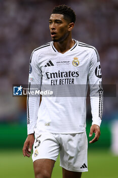 2024-08-14 - Jude Bellingham of Real Madrid during the UEFA Super Cup 2024 football match between Real Madrid CF and Atalanta BC on 14 August 2024 at PGE Narodowy in Warsaw, Poland - FOOTBALL - UEFA SUPER CUP 2024 - REAL MADRID V ATALANTA - UEFA SUPER CUP - SOCCER