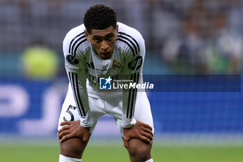 2024-08-14 - Jude Bellingham of Real Madrid during the UEFA Super Cup 2024 football match between Real Madrid CF and Atalanta BC on 14 August 2024 at PGE Narodowy in Warsaw, Poland - FOOTBALL - UEFA SUPER CUP 2024 - REAL MADRID V ATALANTA - UEFA SUPER CUP - SOCCER