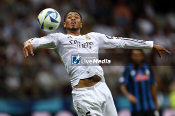 2024-08-14 - Jude Bellingham of Real Madrid during the UEFA Super Cup 2024 football match between Real Madrid CF and Atalanta BC on 14 August 2024 at PGE Narodowy in Warsaw, Poland - FOOTBALL - UEFA SUPER CUP 2024 - REAL MADRID V ATALANTA - UEFA SUPER CUP - SOCCER