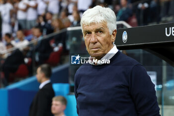 2024-08-14 - Coach Gian Piero Gasperini of Atalanta during the UEFA Super Cup 2024 football match between Real Madrid CF and Atalanta BC on 14 August 2024 at PGE Narodowy in Warsaw, Poland - FOOTBALL - UEFA SUPER CUP 2024 - REAL MADRID V ATALANTA - UEFA SUPER CUP - SOCCER