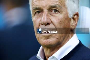 2024-08-14 - Coach Gian Piero Gasperini of Atalanta during the UEFA Super Cup 2024 football match between Real Madrid CF and Atalanta BC on 14 August 2024 at PGE Narodowy in Warsaw, Poland - FOOTBALL - UEFA SUPER CUP 2024 - REAL MADRID V ATALANTA - UEFA SUPER CUP - SOCCER