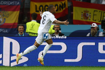 2024-08-14 - Kylian Mbappe of Real Madrid during the UEFA Super Cup 2024 football match between Real Madrid CF and Atalanta BC on 14 August 2024 at PGE Narodowy in Warsaw, Poland - FOOTBALL - UEFA SUPER CUP 2024 - REAL MADRID V ATALANTA - UEFA SUPER CUP - SOCCER