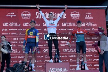 2024-03-02 - the podium - STRADE BIANCHE - STREET - CYCLING