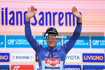 16/03/2024 - Cycling, Milano - Sanremo, 16-03-2024, Sanremo, in the photo: winner Jasper Philipsen - MILANO - SAN REMO - STRADA - CICLISMO