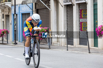 2024-07-07 - Balsamo Elisa (Ita) Lidl-Trek during stage 1 of Giro d'Italia Women at Brescia, Italy on July 7, 2024 - GIRO D'ITALIA WOMEN - STAGE 1 BRESCIA/BRESCIA - STREET - CYCLING