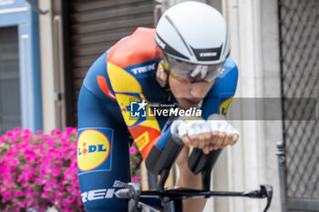 2024-07-07 - Balsamo Elisa (Ita) Lidl-Trek during stage 1 of Giro d'Italia Women at Brescia, Italy on July 7, 2024 - GIRO D'ITALIA WOMEN - STAGE 1 BRESCIA/BRESCIA - STREET - CYCLING