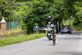 2024-07-07 - Brand Lucinda (Ned) Lidl-Trek during stage 1 of Giro d'Italia Women at Brescia, Italy on July 7, 2024 - GIRO D'ITALIA WOMEN - STAGE 1 BRESCIA/BRESCIA - STREET - CYCLING