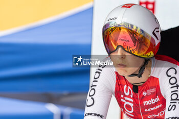 2024-07-07 - Eraud Severine (Fra) Cofidis Women Team during stage 1 of Giro d'Italia Women at Brescia, Italy on July 7, 2024 - GIRO D'ITALIA WOMEN - STAGE 1 BRESCIA/BRESCIA - STREET - CYCLING